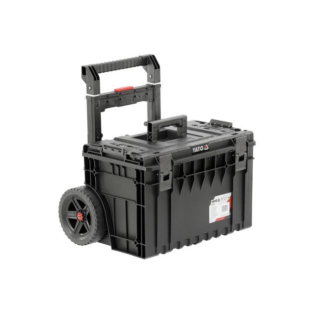 Ящик для инструментов YATO 52V S1, 2 секции, 2 колеса, 660x643x483 мм, фото  | SNABZHENIE.com.ua