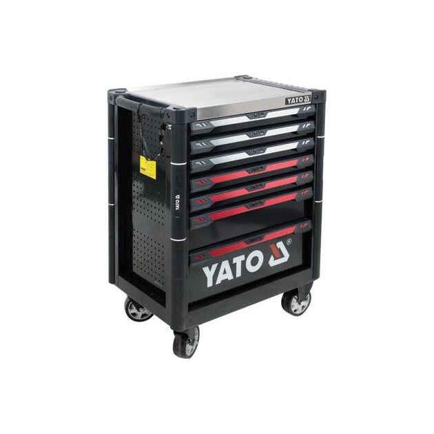 Шафа-візок для інструментів YATO, 7 шуфлядів, 977x725x480 мм, фото  | SNABZHENIE.com.ua