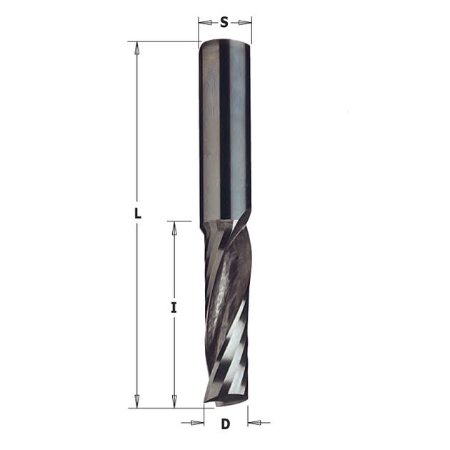 Фреза твердосплавная спиральная 10x32x70 мм, хвостовик 10 мм CMT, фото  | SNABZHENIE.com.ua