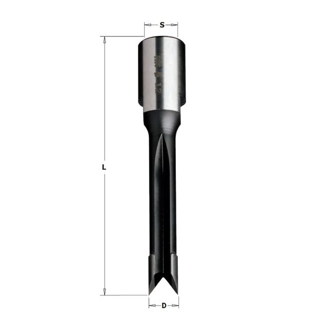 Фреза долбежная CMT 16x100 мм, хвостовик M12x1 мм (163.160.11), фото  | SNABZHENIE.com.ua