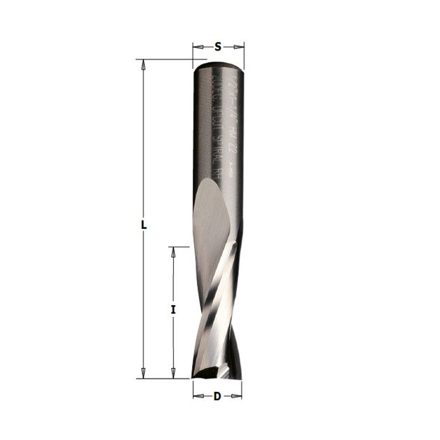 Фреза спиральная CMT 3,97x12,7x50,8 мм, хвостовик 6,35 мм, фото  | SNABZHENIE.com.ua