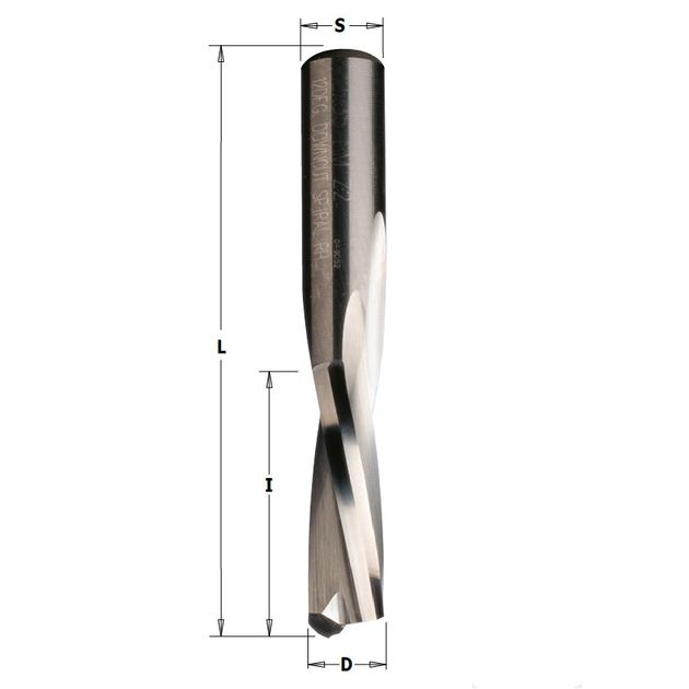 Спиральная фреза из твердого сплава 12,7x50,8x101,6 мм CMT 12,7 мм, фото  | SNABZHENIE.com.ua