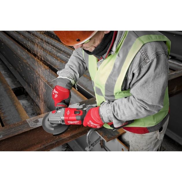 Углошлифувальна машина MILWAUKEE 125 мм M18 FUEL з гальмом та повзунковим вимикачем 4933471079, фото , зображення 10 | SNABZHENIE.com.ua Углошлифувальна машина MILWAUKEE 125 мм M18 FUEL з гальмом та повзунковим вимикачем 4933471079, фото , зображення 10 | SNABZHENIE.com.ua
