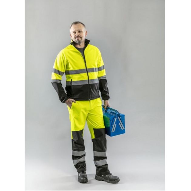 Куртка светоотражающая Softshell HOEGERT EXTER, фото , изображение 3 | SNABZHENIE.com.ua Куртка светоотражающая Softshell HOEGERT EXTER, фото , изображение 3 | SNABZHENIE.com.ua