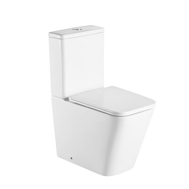 Унитаз Qtap Tern Ultra Quiet безободковый с сиденьем Soft-Close, фото  | SNABZHENIE.com.ua