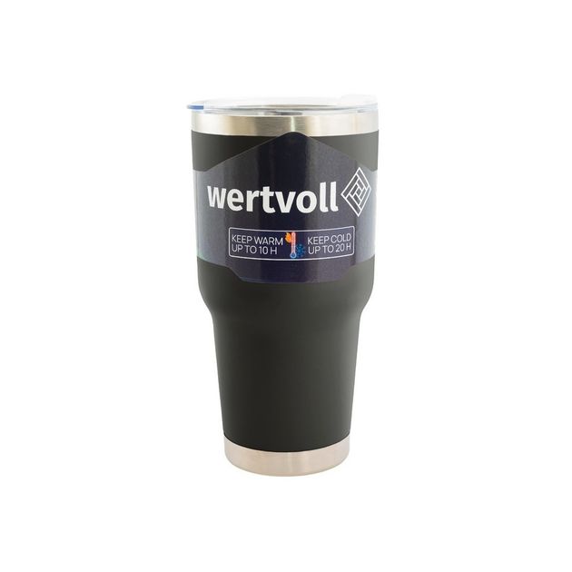 Термокружка WERTVOLL YUMMY 900 мл черная RX-7002BK, фото , изображение 2 | SNABZHENIE.com.ua Термокружка WERTVOLL YUMMY 900 мл черная RX-7002BK, фото , изображение 2 | SNABZHENIE.com.ua