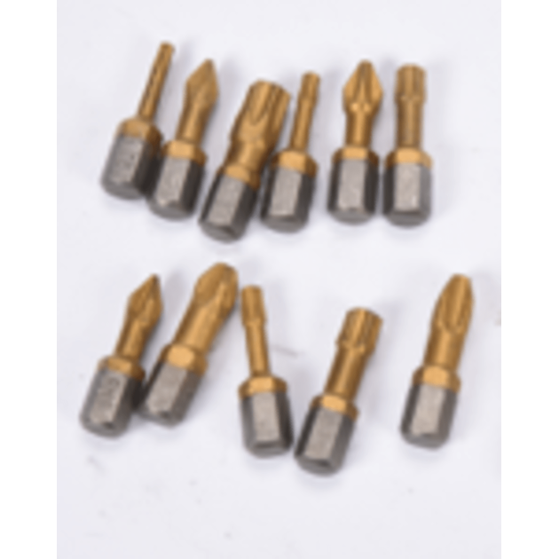 Насадка YATO TORX T15 х 25 мм, 6-гран, титановое покрытие, 2 шт., фото  | SNABZHENIE.com.ua