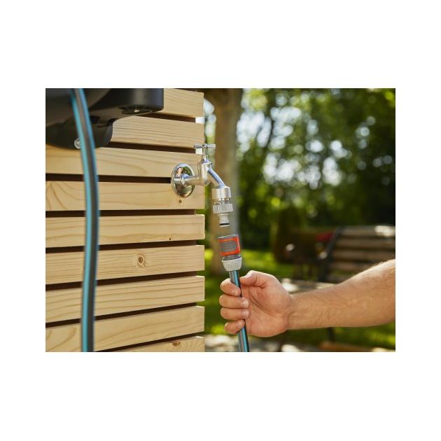 Катушка настінна Gardena RollUp XL + набір для поливу 35 м, фото , зображення 4 | SNABZHENIE.com.ua Катушка настінна Gardena RollUp XL + набір для поливу 35 м, фото , зображення 4 | SNABZHENIE.com.ua