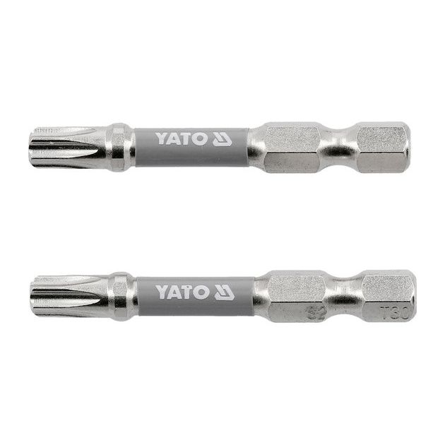 Насадка TORX T30 х 50 мм, 6-грань 1/4, никелированная, 2 шт., фото  | SNABZHENIE.com.ua