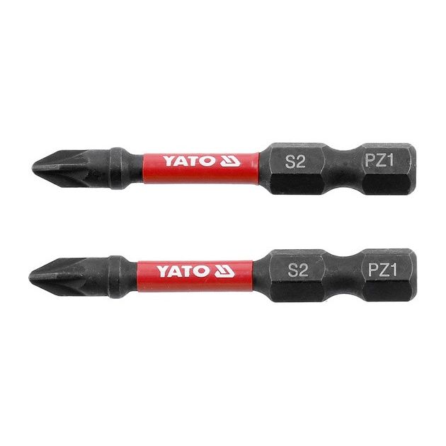 Ударная битa YATO PZ1 х 50 мм, 6-гран. шпиндель 1/4, 2 шт., фото  | SNABZHENIE.com.ua