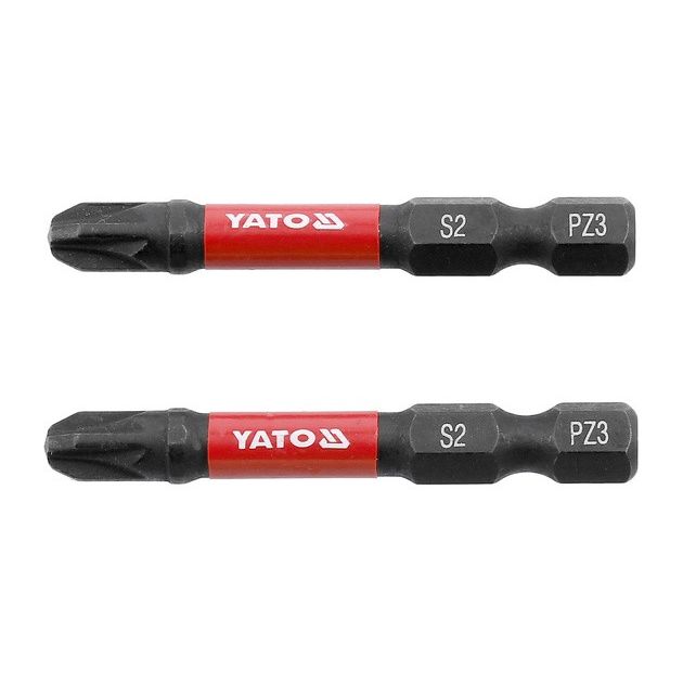 Насадка ударная PZ3 50 мм 1/4" 2 шт. YATO, фото  | SNABZHENIE.com.ua