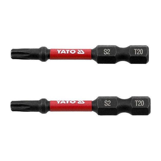 Насадка ударная YATO TORX T20 х 50 мм, 1/4", 2 шт., фото  | SNABZHENIE.com.ua
