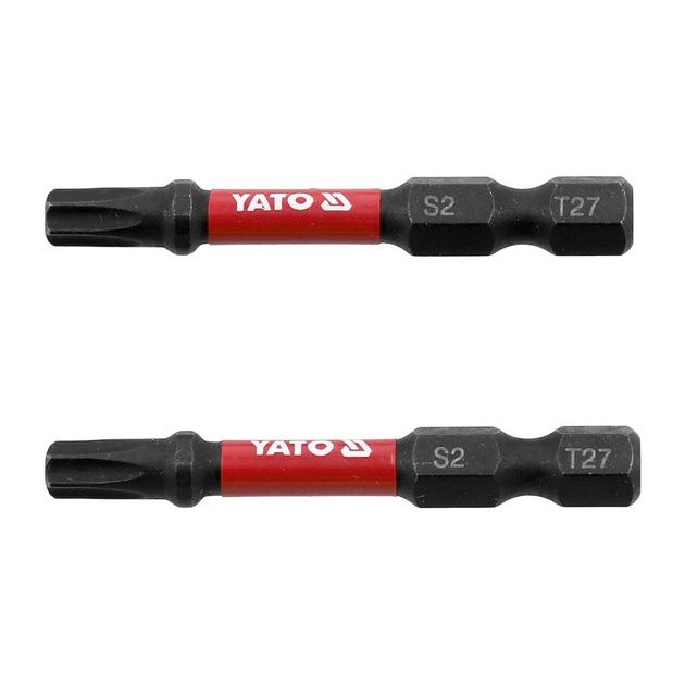 Насадка ударная YATO TORX T27 х 50 мм, 1/4", 2 шт., фото  | SNABZHENIE.com.ua