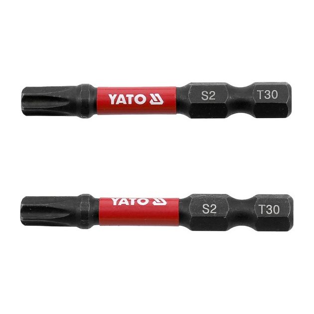Насадка ударная YATO TORX T30 х 50 мм, 1/4, 2 шт., фото  | SNABZHENIE.com.ua