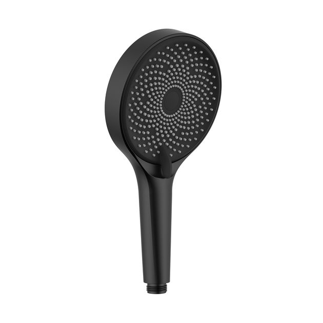 Лейка для душа Qtap Rucni D 130 мм круглая черная матовая, фото  | SNABZHENIE.com.ua