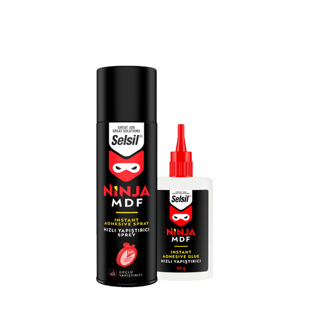 Клей 2-компонентный NINJA MDF: супер быстрый, 100 мл + 25 г активатор, фото  | SNABZHENIE.com.ua