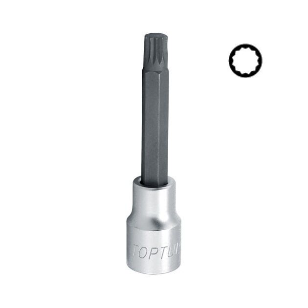 Насадка TOPTUL M14 L100мм 1/2 BCJD1614, фото  | SNABZHENIE.com.ua
