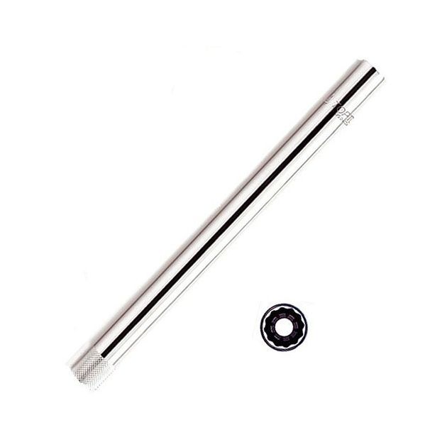 Головка свечная 12-гранная TOPTUL 14мм 3/8" 12 гр. L 250мм, фото  | SNABZHENIE.com.ua
