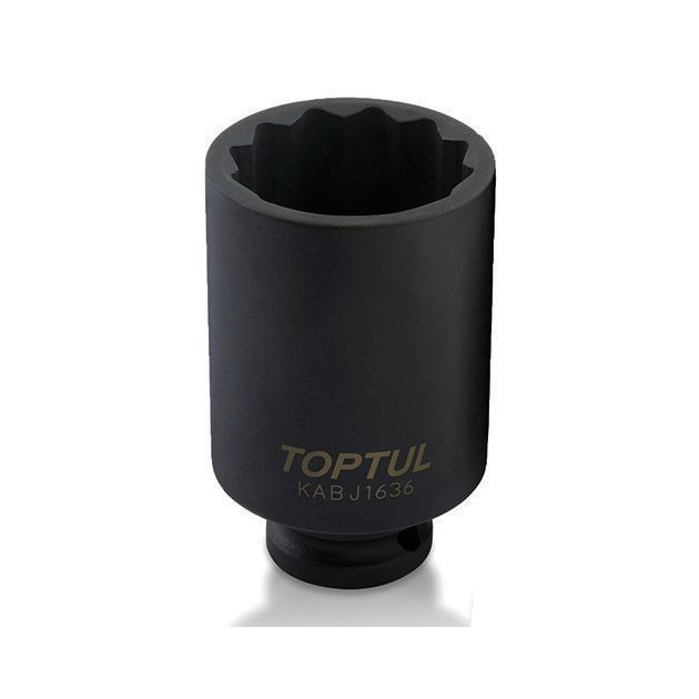 Головка 12-гранная ударная TOPTUL 1/2" 36мм KABJ1636, фото  | SNABZHENIE.com.ua