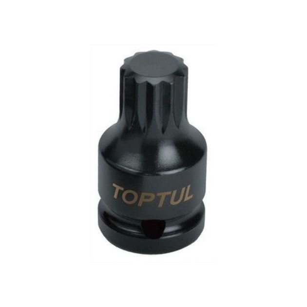 Ударная головка TOPTUL SPLINE М18 L44мм 1/2 KADB1618S, фото  | SNABZHENIE.com.ua