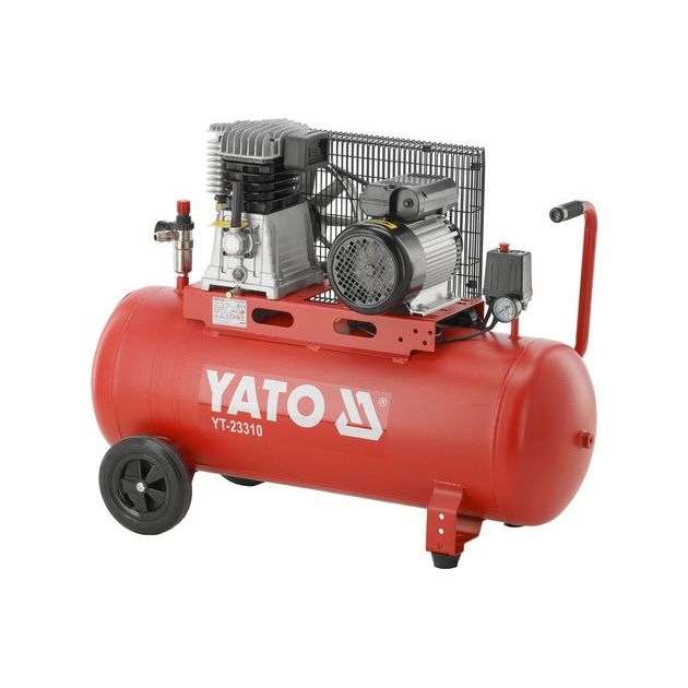 Компрессор YATO 230 В, 2,2 кВт, 8 Bar, 360 л/мин, ресивер 100 л, фото  | SNABZHENIE.com.ua