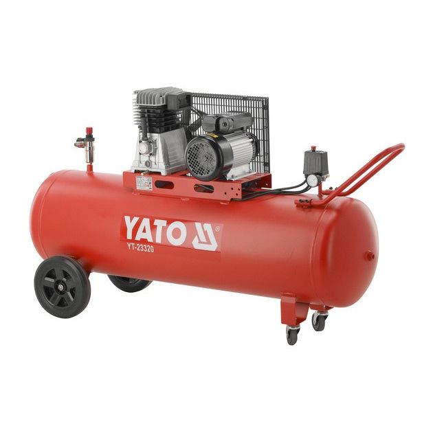 Компрессор YATO 230 В, 2,2 кВт, 8 Бар, 360 л/мин, ресивер 200 л, фото  | SNABZHENIE.com.ua