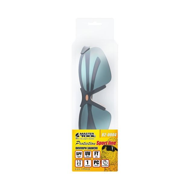 Очки MASTERTOOL SPORTLINE GREY ANTI-SCRATCH, мягкий носоупор, фото , изображение 5 | SNABZHENIE.com.ua Очки MASTERTOOL SPORTLINE GREY ANTI-SCRATCH, мягкий носоупор, фото , изображение 5 | SNABZHENIE.com.ua