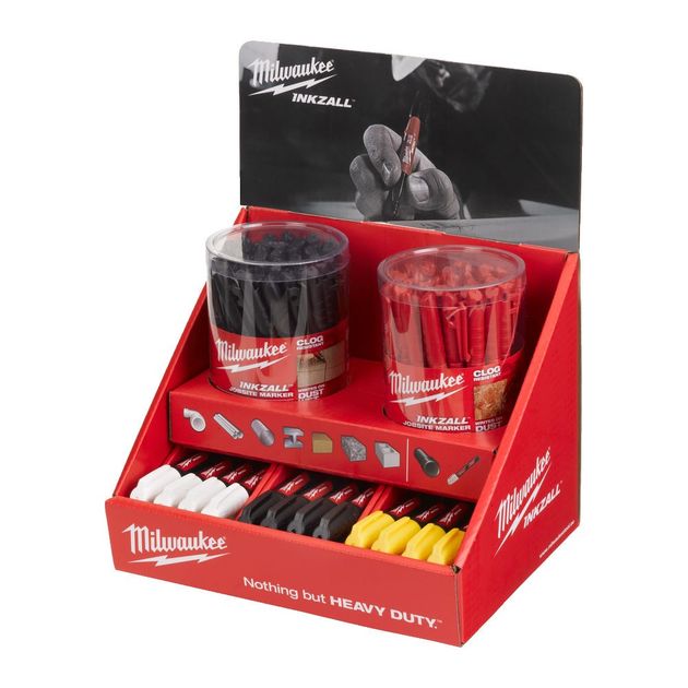 Набор маркеров INKZALL (108 шт) + выставочный дисплей MILWAUKEE, фото  | SNABZHENIE.com.ua