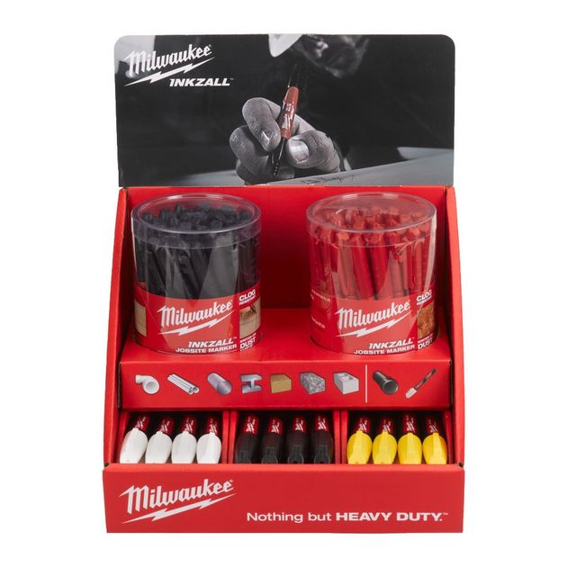 Набор маркеров INKZALL (108 шт) + выставочный дисплей MILWAUKEE, фото , изображение 2 | SNABZHENIE.com.ua