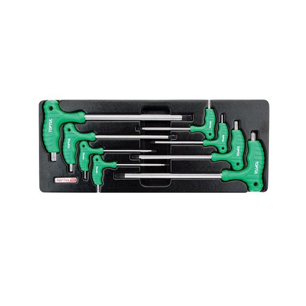Набір ключів TORX з ручкою L-обр. (в ложементі) TOPTUL GAAT0804, фото  | SNABZHENIE.com.ua
