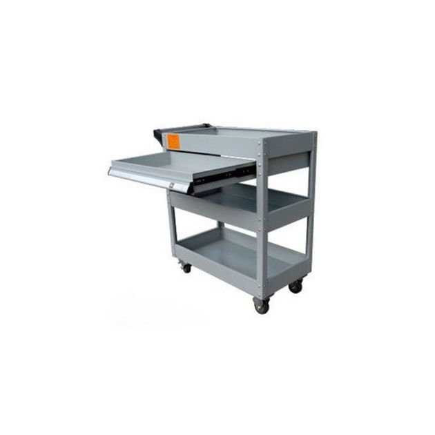 Инструментальная тележка G.I. KRAFT GI37102 (3 полки, 1 секция), фото , изображение 2 | SNABZHENIE.com.ua