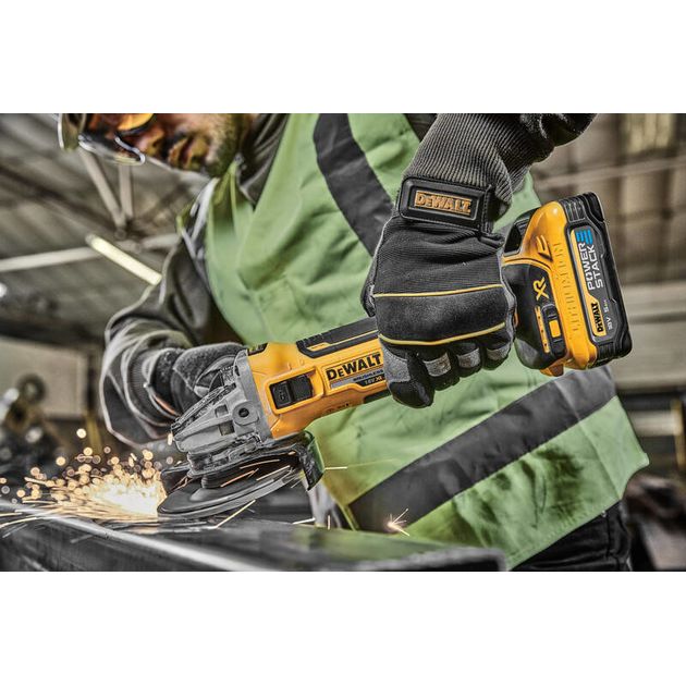 Шлифмашина угловая аккумуляторная DeWALT DCG405H2T, фото , изображение 3 | SNABZHENIE.com.ua