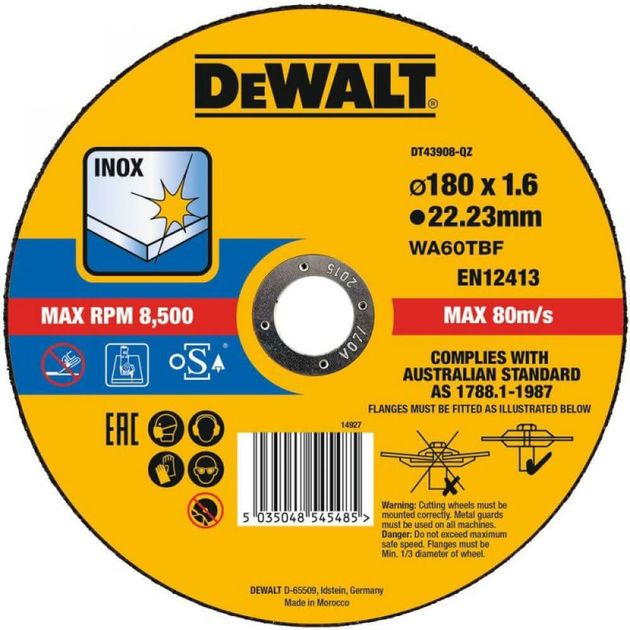 Круг отрезной DeWALT EXTREME DT43908, фото  | SNABZHENIE.com.ua