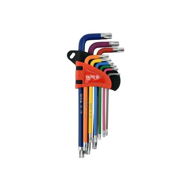 Ключи TORX YATO T10-T50, Г-образные, 2-сторонние, HRC 58-62, S2, фото  | SNABZHENIE.com.ua
