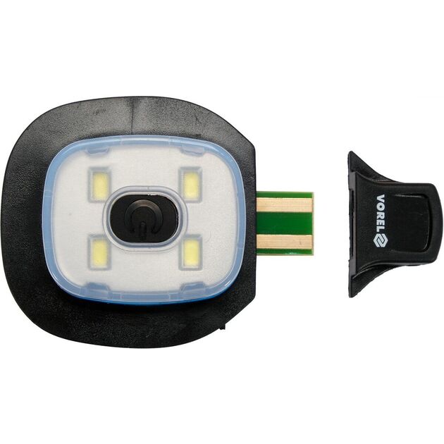 Шапка зимова темно-синя VOREL з акумуляторним- 3,7 В ліхтарем 120 Lm [10/80] DW, фото , зображення 3 | SNABZHENIE.com.ua