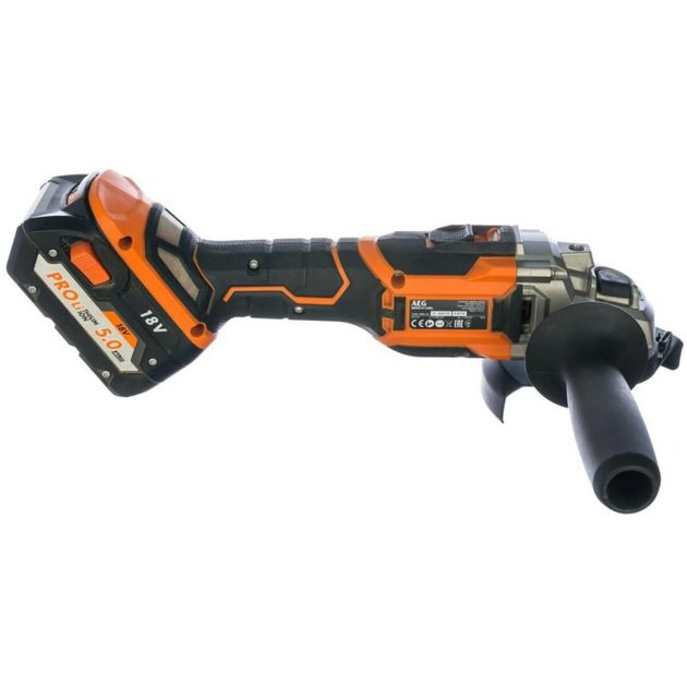 Шліфмашина AEG акум. безщіткова 2x18 В, диск 125 мм, 11000 об/хв, фото , изображение 3 | SNABZHENIE.com.ua