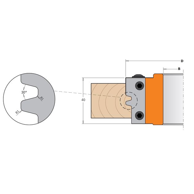 Фреза для сращування 120 x 38 мм, посадочне 50 мм CMT (694.009.50), фото , зображення 2 | SNABZHENIE.com.ua Фреза для сращування 120 x 38 мм, посадочне 50 мм CMT (694.009.50), фото , зображення 2 | SNABZHENIE.com.ua