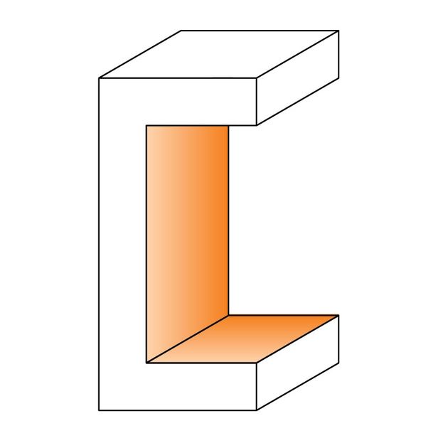 Фреза четвертна насадна 100 x 51 мм, посадкове 31,75 мм CMT (694.100.31), фото , зображення 3 | SNABZHENIE.com.ua