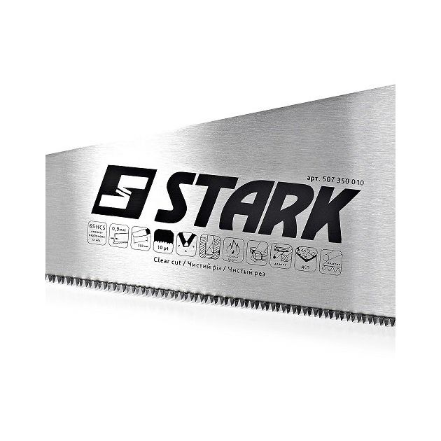 Ножовка по дереву Stark 350 мм, 10 зубьев, фото , зображення 10 | SNABZHENIE.com.ua Ножовка по дереву Stark 350 мм, 10 зубьев, фото , зображення 10 | SNABZHENIE.com.ua