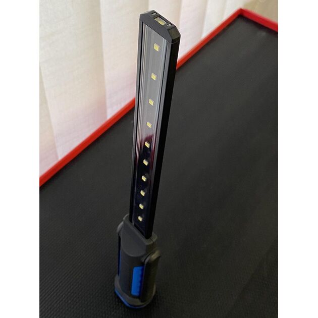 Фонарь светодиодный на магните 10+1, тонкий, аккумуляторный (Made in GERMANY) G.I.KRAFT TL-1001, фото , зображення 8 | SNABZHENIE.com.ua