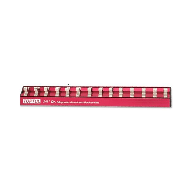 Магнитная планка для головок TOPTUL 1/4" 240 мм, 14 шт., фото  | SNABZHENIE.com.ua
