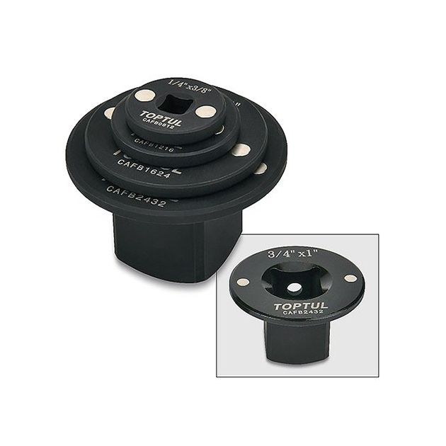 Набор магнитных переходников 1/4" - 1" (4 ед.) TOPTUL GAAR0404, фото  | SNABZHENIE.com.ua