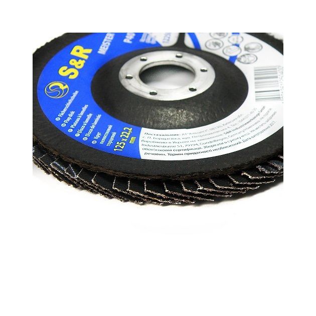 Круг зачистной лепестковый S&R Meister 125x22.2, Z40, фото , зображення 9 | SNABZHENIE.com.ua Круг зачистной лепестковый S&R Meister 125x22.2, Z40, фото , зображення 9 | SNABZHENIE.com.ua