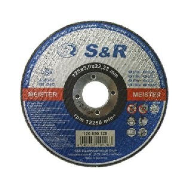 Круг отрезной по металлу S&R Meister типа A 30 S-BF 125x3, фото  | SNABZHENIE.com.ua