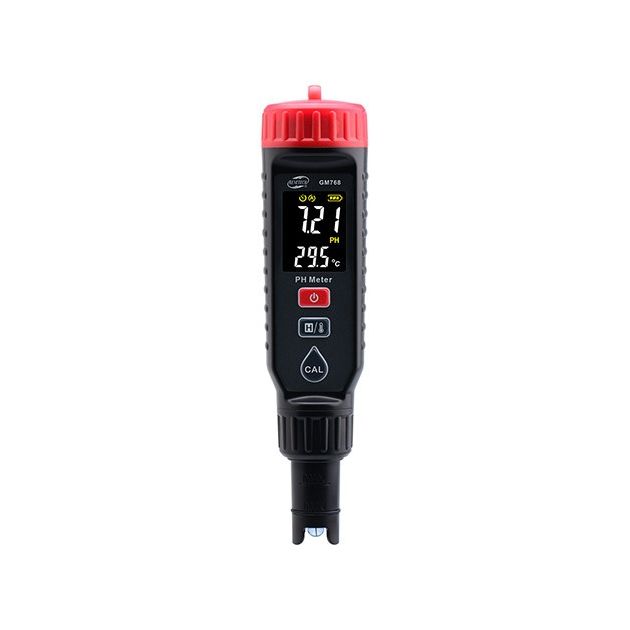 Измеритель pH и температуры BENETECH GM768 с цветным дисплеем, фото  | SNABZHENIE.com.ua