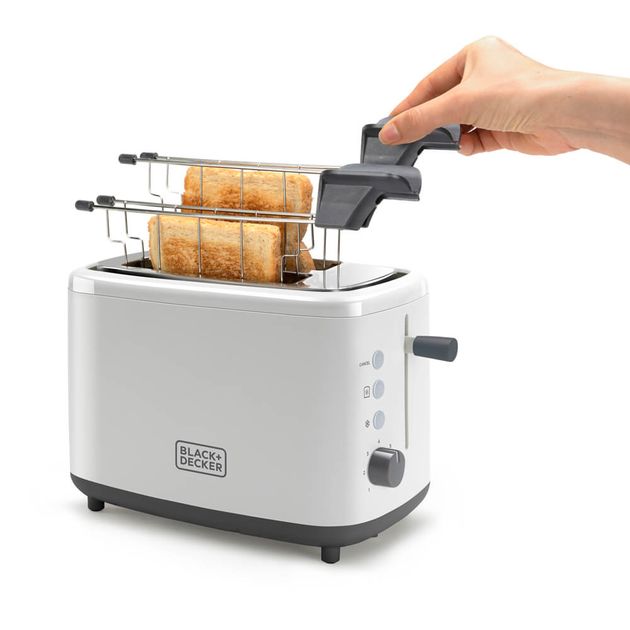 Тостер BLACK+DECKER BXTOA820E 2-слотовый с поддоном, черный, фото , изображение 3 | SNABZHENIE.com.ua Тостер BLACK+DECKER BXTOA820E 2-слотовый с поддоном, черный, фото , изображение 3 | SNABZHENIE.com.ua