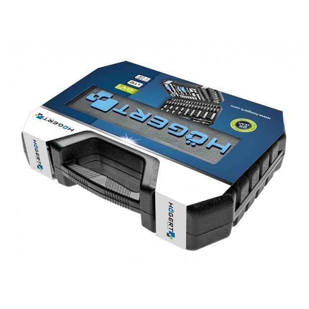 Набір інструментів, 112 шт., 1/4", 1/2" HOEGERT HT1R232, фото , зображення 2 | SNABZHENIE.com.ua