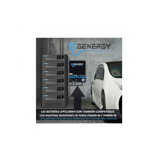 Аккумулятор GENERGY LFP-5120W 5120 Вт для накопления энергии, фото , изображение 4 | SNABZHENIE.com.ua Аккумулятор GENERGY LFP-5120W 5120 Вт для накопления энергии, фото , изображение 4 | SNABZHENIE.com.ua