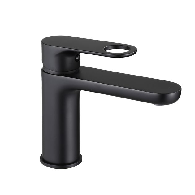 Смеситель для раковины Qtap Jay черный матовый, фото  | SNABZHENIE.com.ua