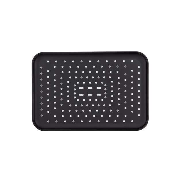 Лейка для верхнего душа Qtap Hlavova 260x180 мм прямоугольная QTHLA107BLM45786 Black Matt, фото , зображення 4 | SNABZHENIE.com.ua Лейка для верхнего душа Qtap Hlavova 260x180 мм прямоугольная QTHLA107BLM45786 Black Matt, фото , зображення 4 | SNABZHENIE.com.ua